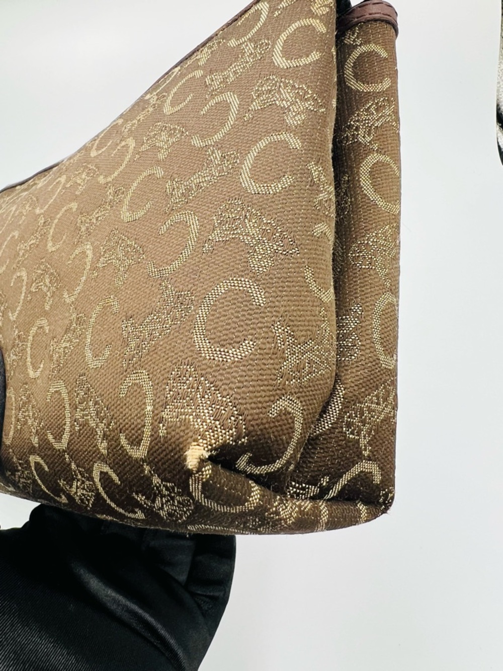 Celine Monogram Canvas Clutch - Picture 8 of 11